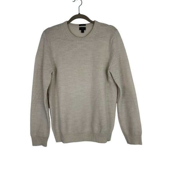 J. Crew Factory Men's Crewneck Sweater - Light Gray - Picture 10 of 10